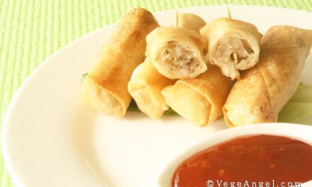 Vegan Recipe: Yam Spring Rolls