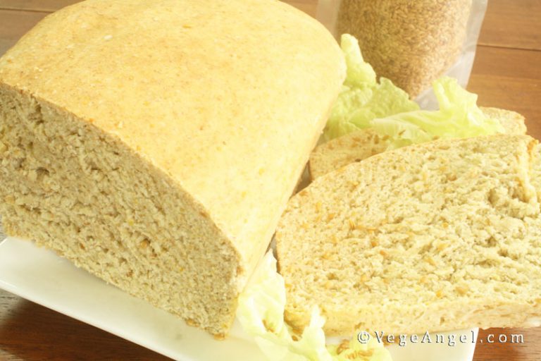 Vegan Recipe Flax Seed Bread Vege Angel