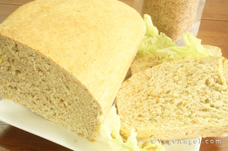 纯素食谱：亚麻籽面包