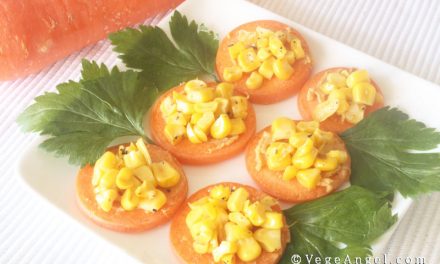 Vegan Recipe: Mini Carrot and Sweet Corn Salad Bites