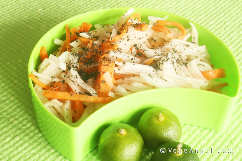 Vegan Recipe: White Radish Salad