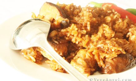 Vegan Recipe: Steamed Glutinous Rice with Dark Soy Sauce