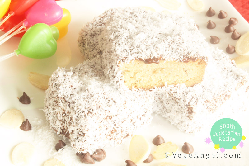 Vege Angel’s 500th Vegetarian Recipe: Vegan Chocolate and Coconut Shortbread