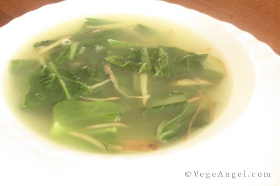 Nutritional Choy Sum Soup 营养菜心汤