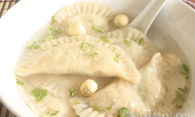 Vegan Recipe: Water-Boiled White Lotus Seed Dumplings