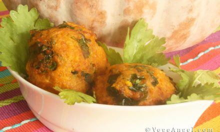 Vegan Recipe: Fried Pumpkin and Coriander Balls