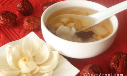 Vegan Recipe: Lotus Seed, Lily Bulb and Red Date Dessert Soup