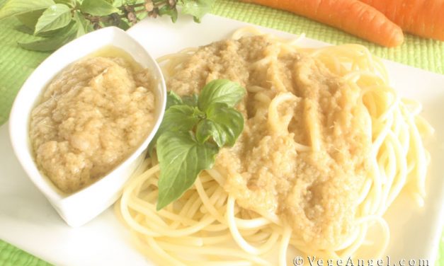 Vegan Recipe: Spaghetti with Minced Ginger Paste