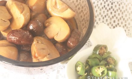 Vegan Recipe: Chestnut with Button Mushroom Delight