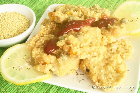 Millet and Mixed Vegetable Nuggets 小米杂锦蔬菜金黄饼
