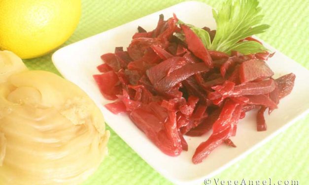 Vegan Recipe: Stir-Fried Beet with Salted Vegetable