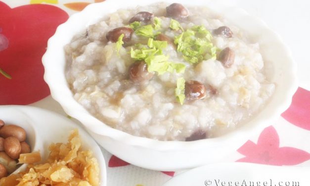 Vegan Recipe: Groundnut and Turnip Congee