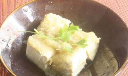 纯素食谱：清蒸姜蓉海盐豆腐