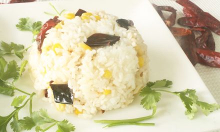 Vegan Recipe: Spicy Corn Fried Rice