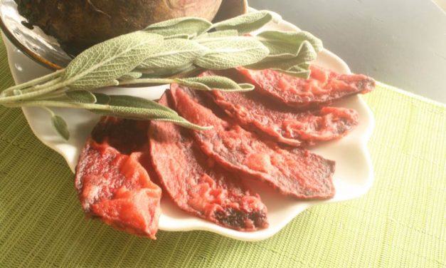 Vegan Recipe: Easy Beet Chips