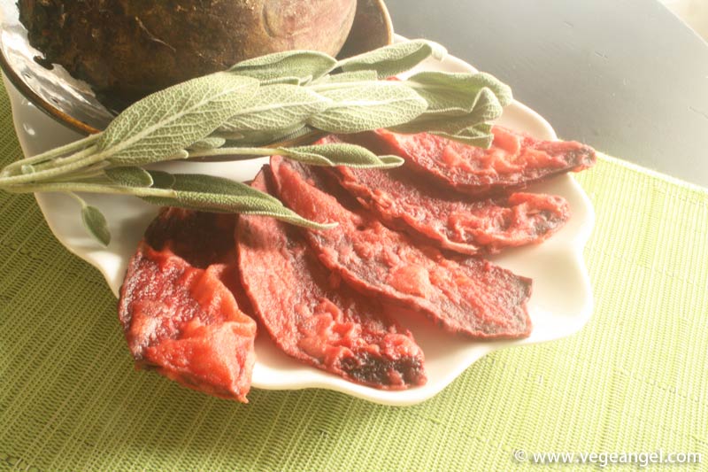 Vegan Recipe: Easy Beet Chips