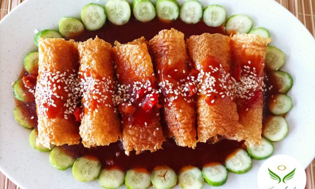 Vegan Recipe: Sweet and Sour Soy Ring Rolls